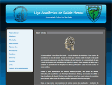 Tablet Screenshot of ligadesaudemental.unifesp.br