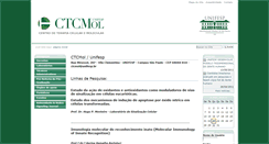 Desktop Screenshot of ctcmol.unifesp.br