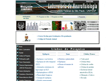 Tablet Screenshot of neurofisiologia.unifesp.br